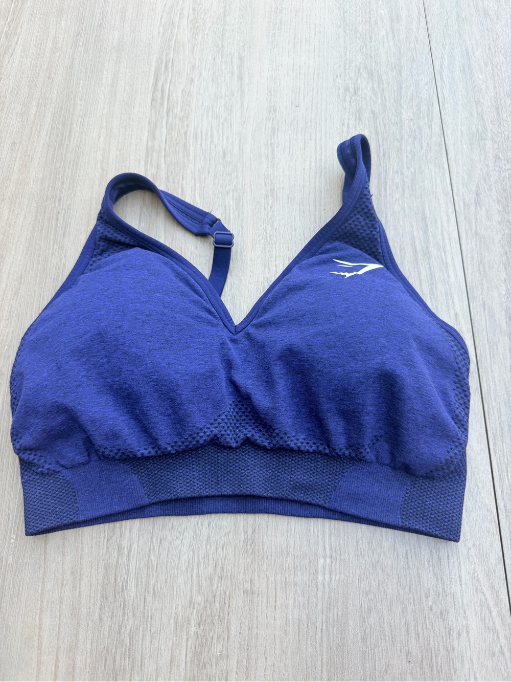 Gymshark Deep Blue Seamless Sports Bra